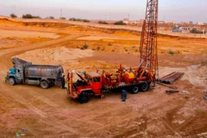 Development Work Underway in Sector 4 DHA City Karachi