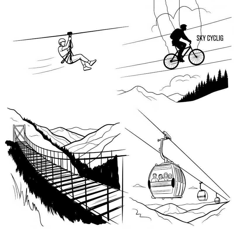 Thrill Hills DHA City Karachi Offers Zip Line Sky Cycling Suspension Bridge and Sky Cart or Cable Car Thrill Hills DHA City Karachi Offers Zip Line Sky Cycling Suspension Bridge and Sky Cart or Cable Car