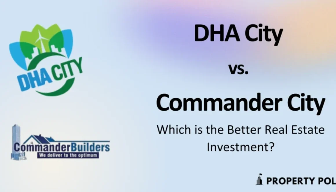 dha city karachi vs commander city karachi amenties pricing and other comparison for a safe real estate investment decision