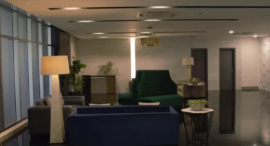 The reef tower features Polished Granite and Marble in kitchens and bathrooms designer fitted kitchens