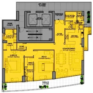 2_BED_MIDDLE_TOWER_A_1_The_Arkadians-Floor-Plan