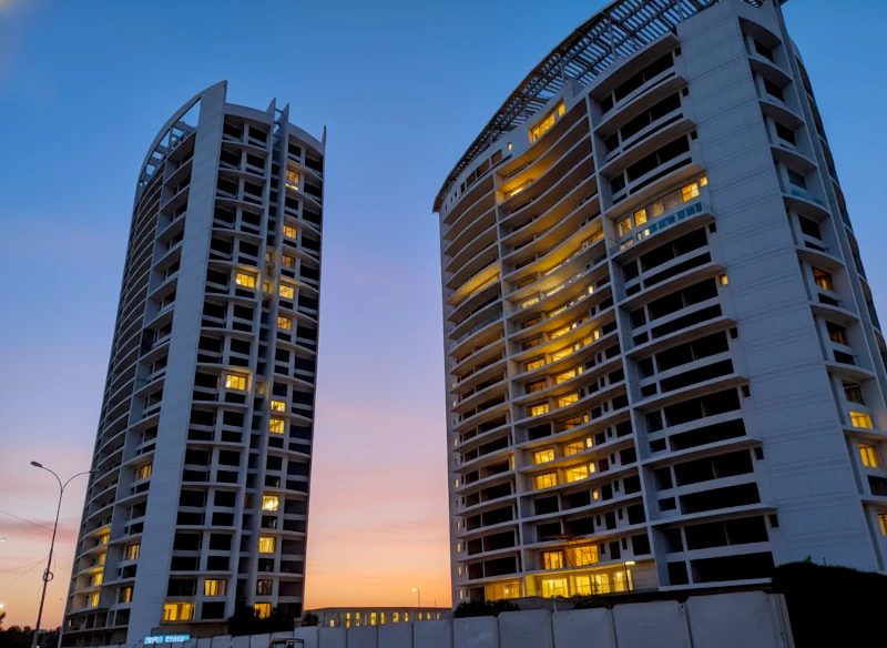 The Tower A and Tower B in The Arkadians Offer Apartments and high-luxury Penthouses