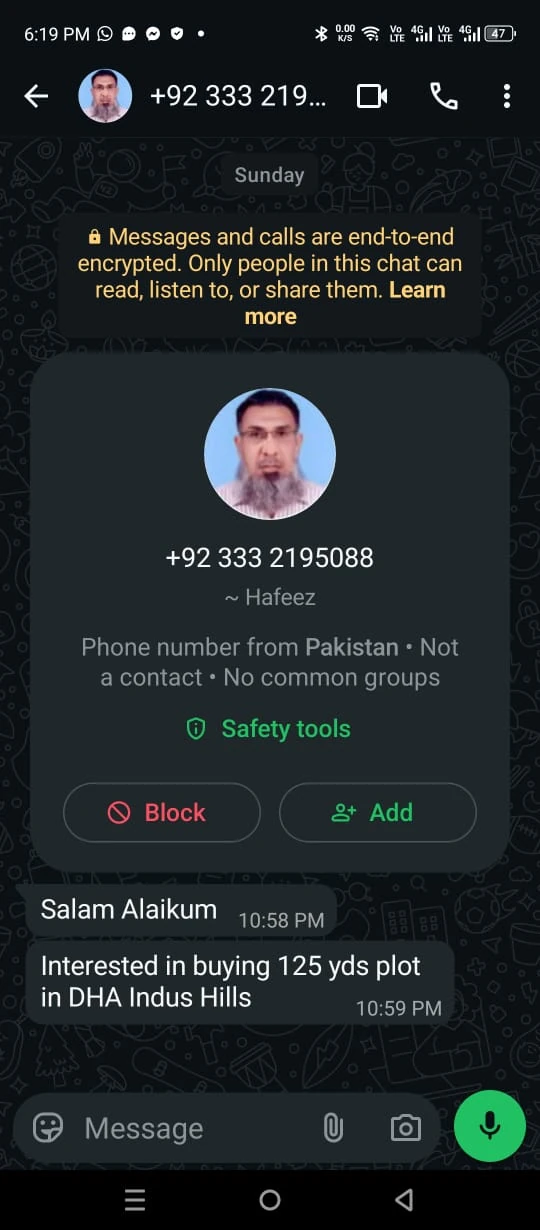 WhatsApp lead screenshot 3